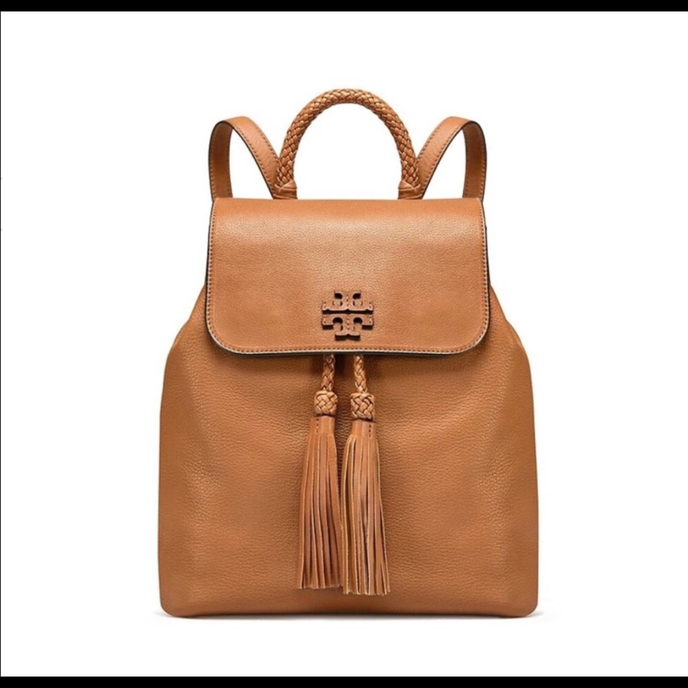 Tory Burch Taylor Backpack- Saddle!!